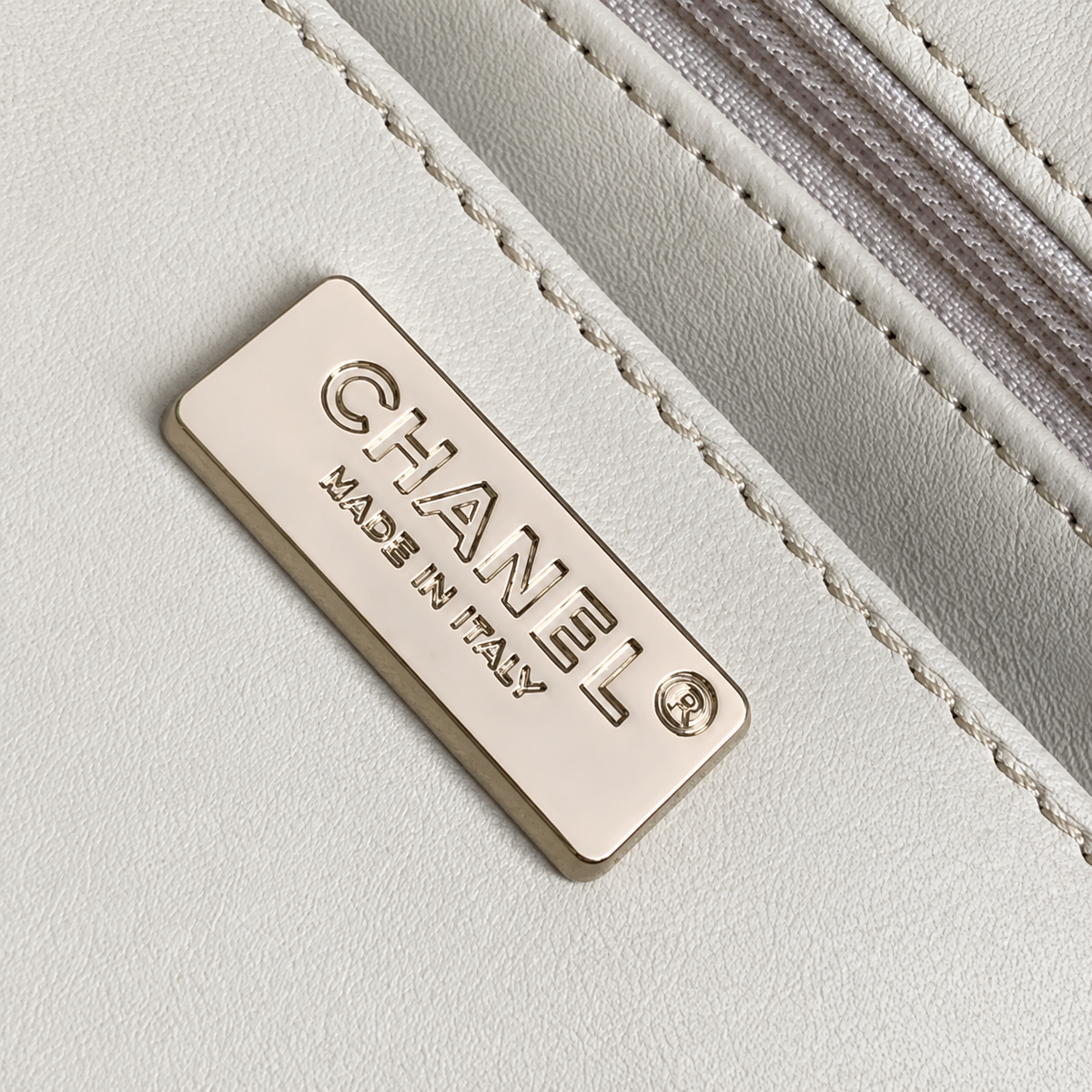 Chanel White Sequin Impressionist Floral Flap Bag | Coral, Pink & Lavender Clusters, Light Gold CC & White Leather Chain