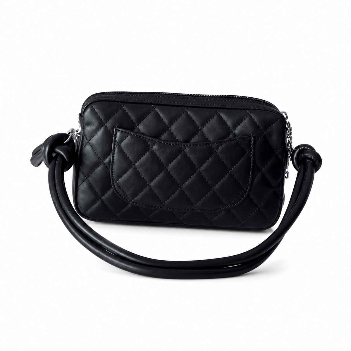 Chanel Quilted CC Mini Top Handle Evening Bag | Detachable Chain — 20cm