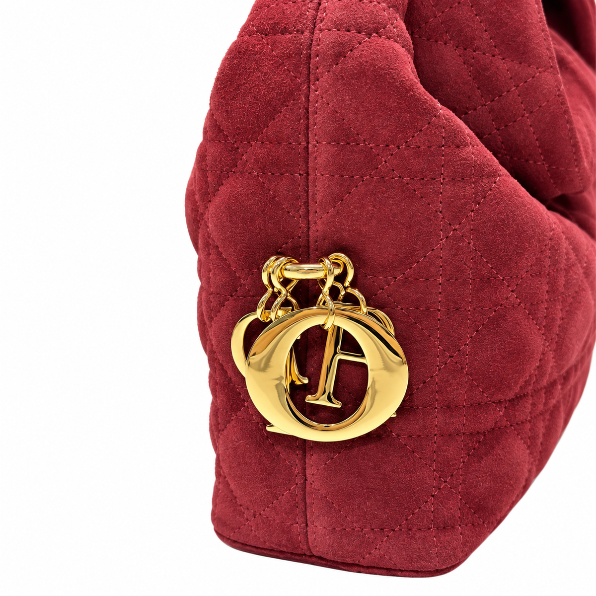 Dior Cannage Quilted Shopper Top Handle Bag 24cm