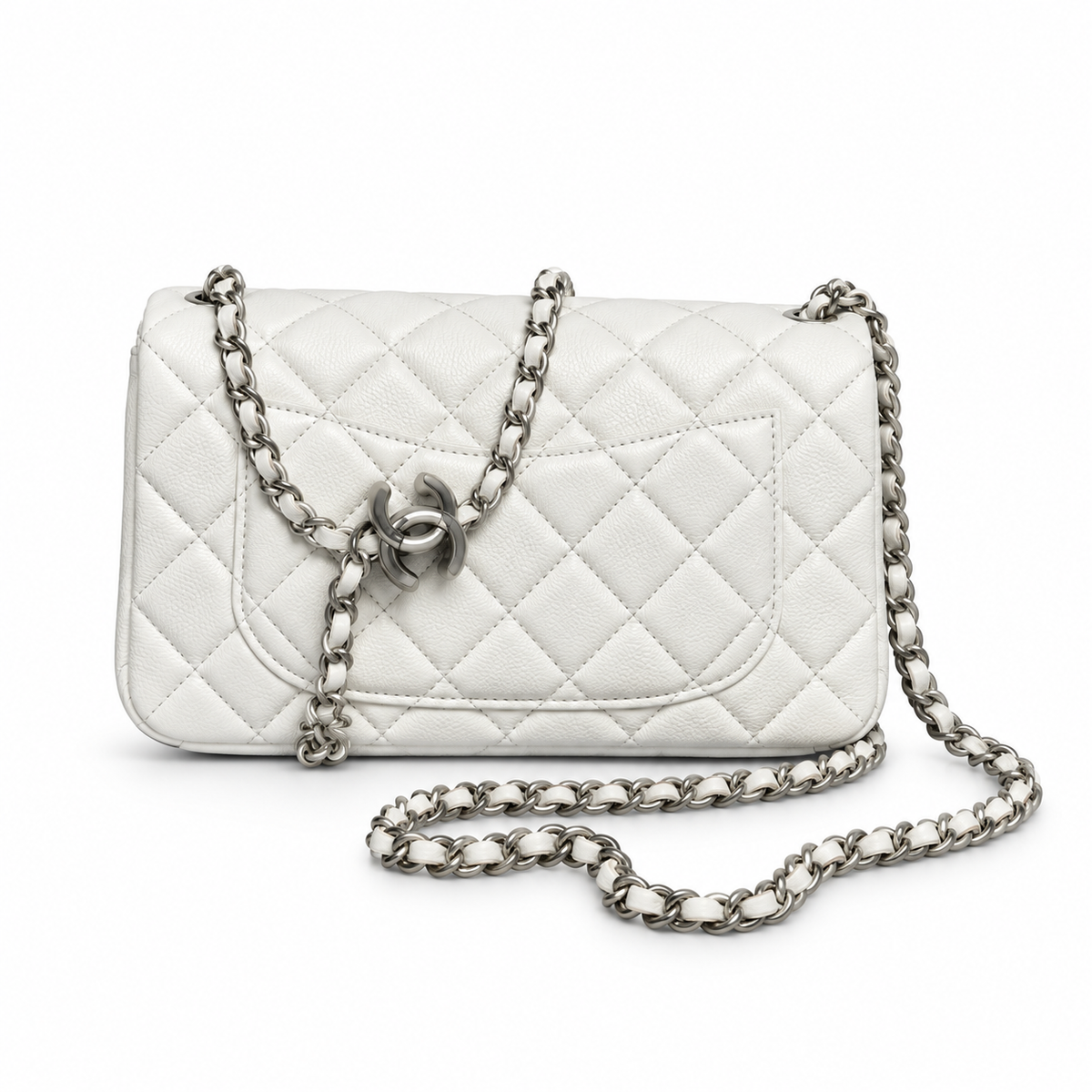 Chanel Quilted Evening Shoulder Bag 20×13×7cm