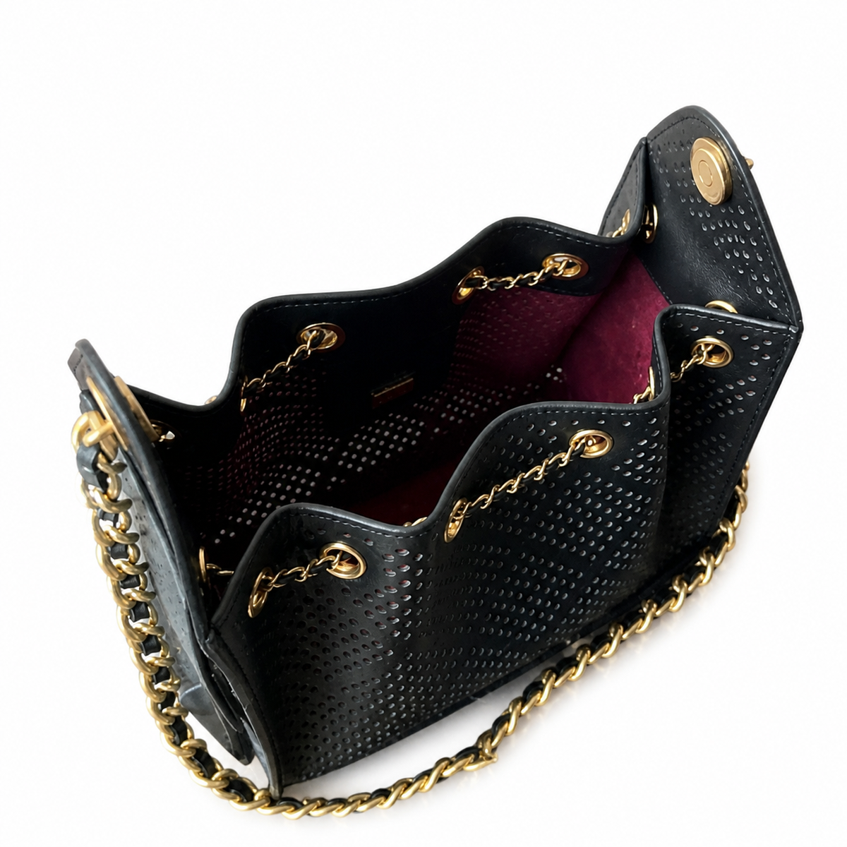 Chanel Classic Quilted Medium Top Handle Handbag | CC Turn-Lock Chain Strap — 20cm