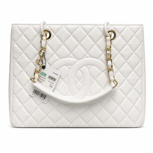 Chanel Classic Quilted Flap Bag | CC Turn-Lock Leather Chain Strap — 24x33cm