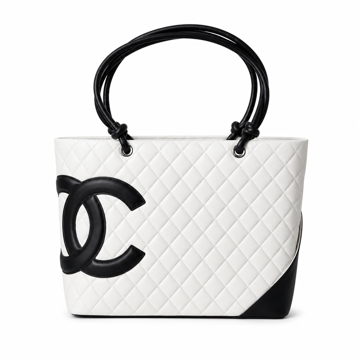 Chanel Quilted CC Top Handle Bag | Detachable Chain — 30cm