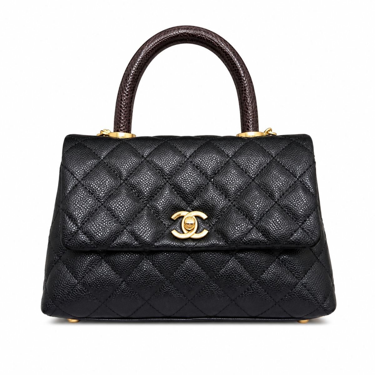 Chanel Classic CC Quilted Flap Bag | Gold Hardware & Chain — 24cm