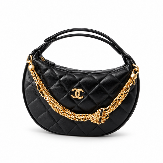 Chanel Quilted Bucket Bag 11×19×8cm