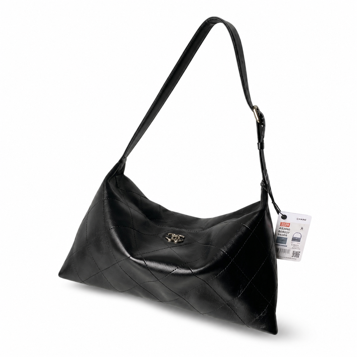 Chanel Deauville Large Shopping Tote | White Boucle & Caramel — 32cm