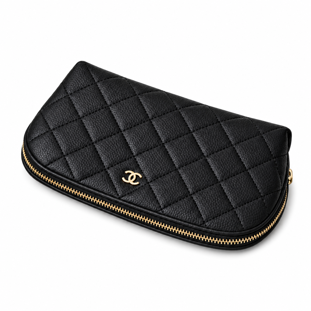 Chanel CC Quilted Mini Box Flap Bag | Gold Hardware & Chain — 19cm