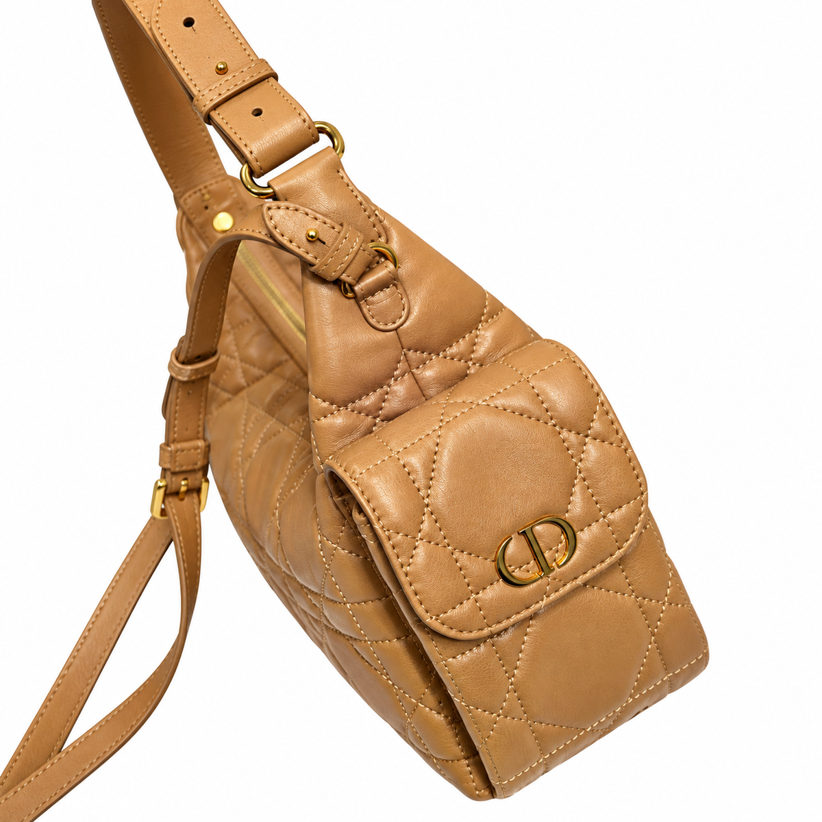 Dior Cannage Quilted Medium Shoulder Bag 28cm