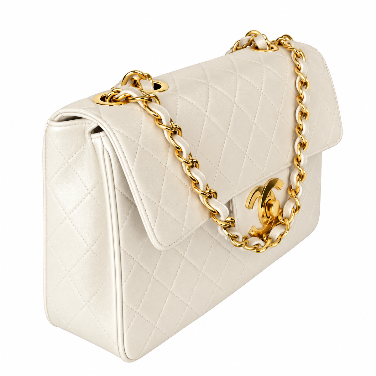 Chanel Quilted Travel Shoulder Bag 30cm