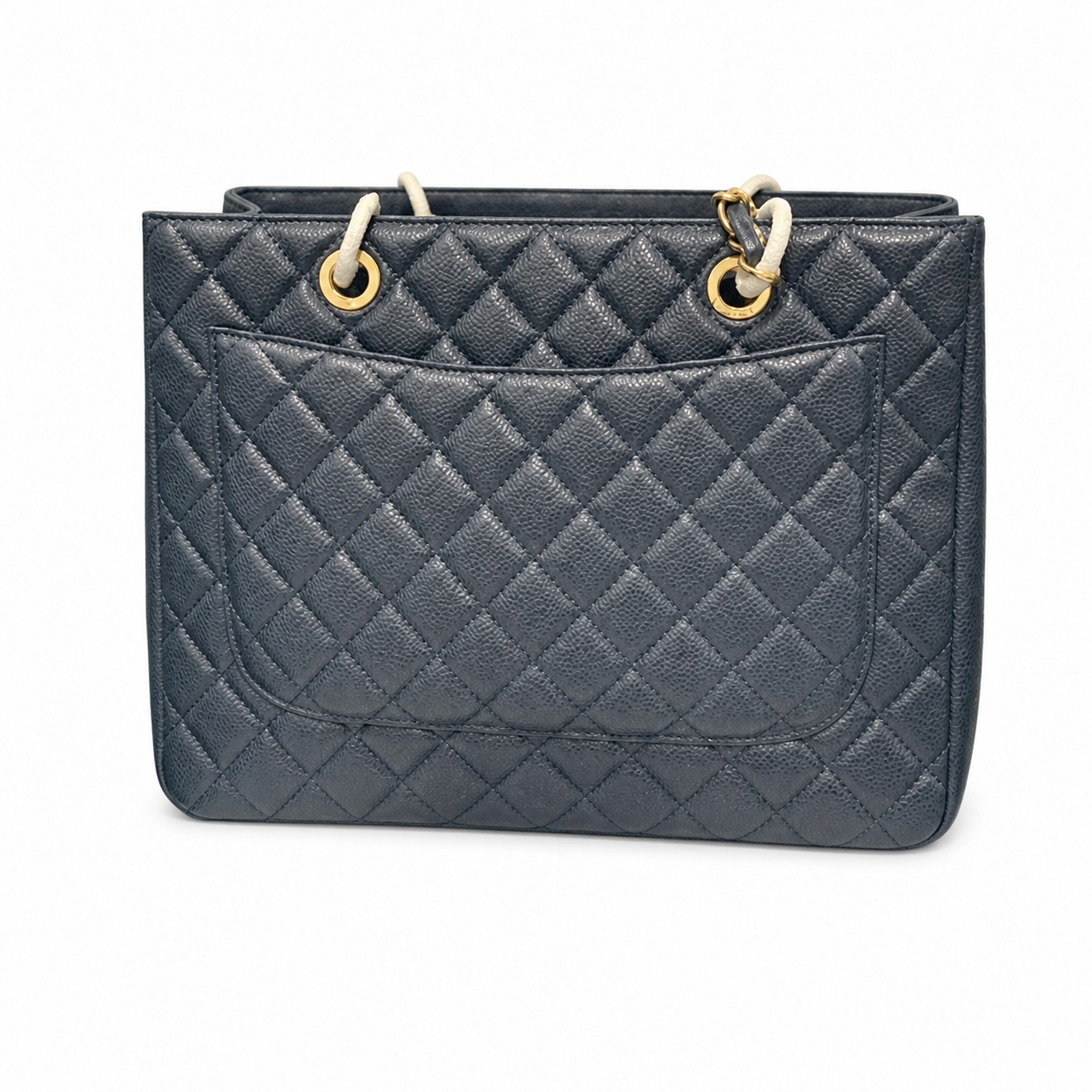 Chanel Classic Quilted Flap Bag | CC Turn-Lock Leather Chain Strap — 35x25cm