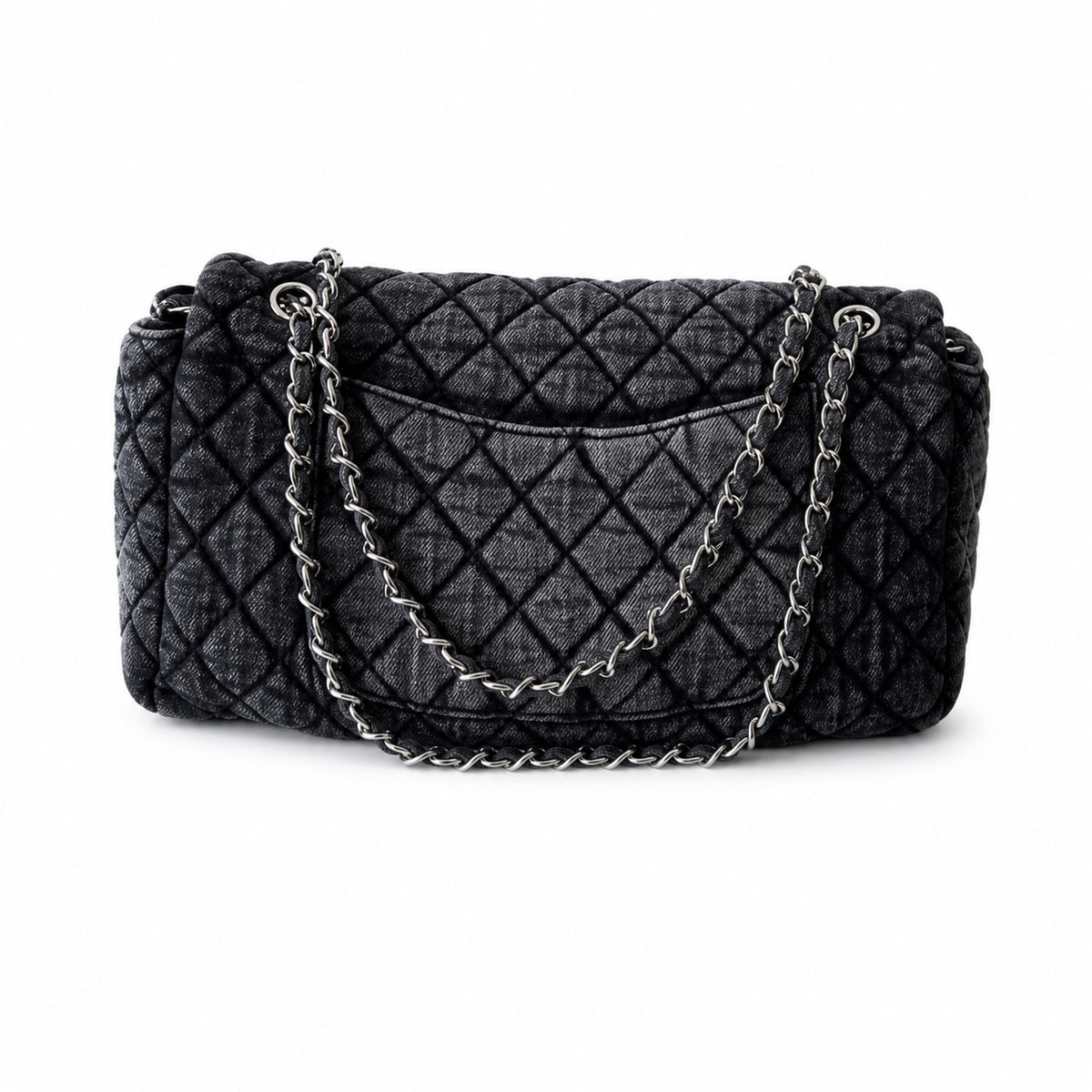 Chanel Classic Quilted Maxi Flap Bag | CC Hardware & Gold Chain — 33cm