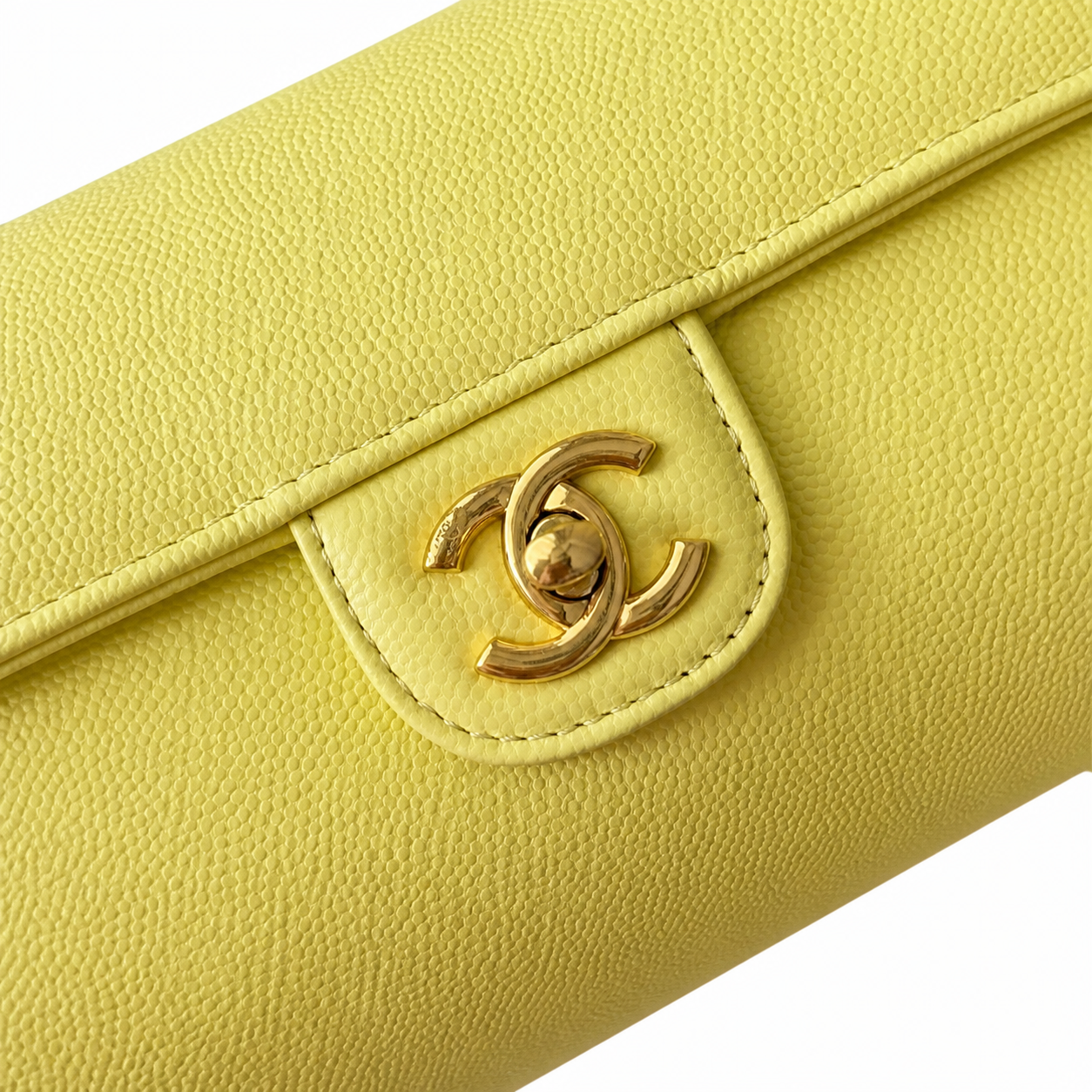 Chanel Lime Yellow Cylindrical Shoulder Bag | Triple Rope Strap — 20cm