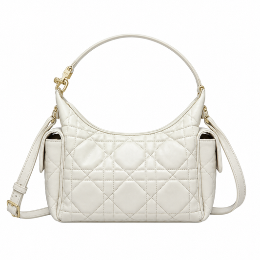 Dior Cannage Quilted Day to Night Flap Bag 28cm