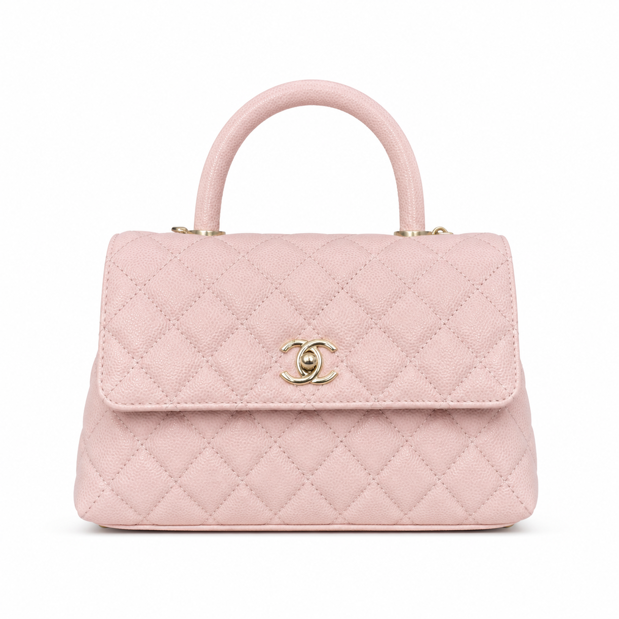 Chanel Classic CC Quilted Flap Bag | Gold Hardware & Chain — 24cm