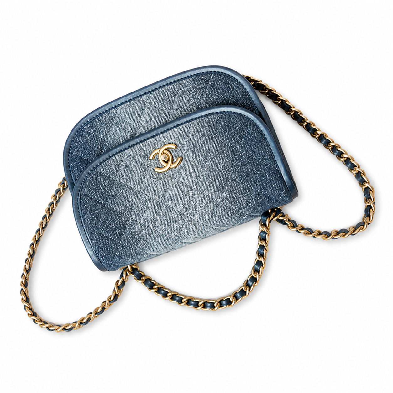 Chanel Classic Quilted Vertical Flap Bag | CC Turn-Lock Chain Strap — 23.5cm