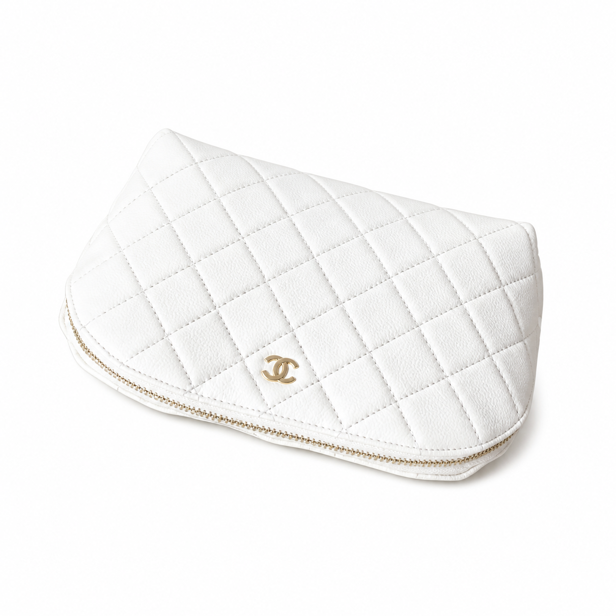 Chanel CC Quilted Mini Box Flap Bag | Gold Hardware & Chain — 19cm