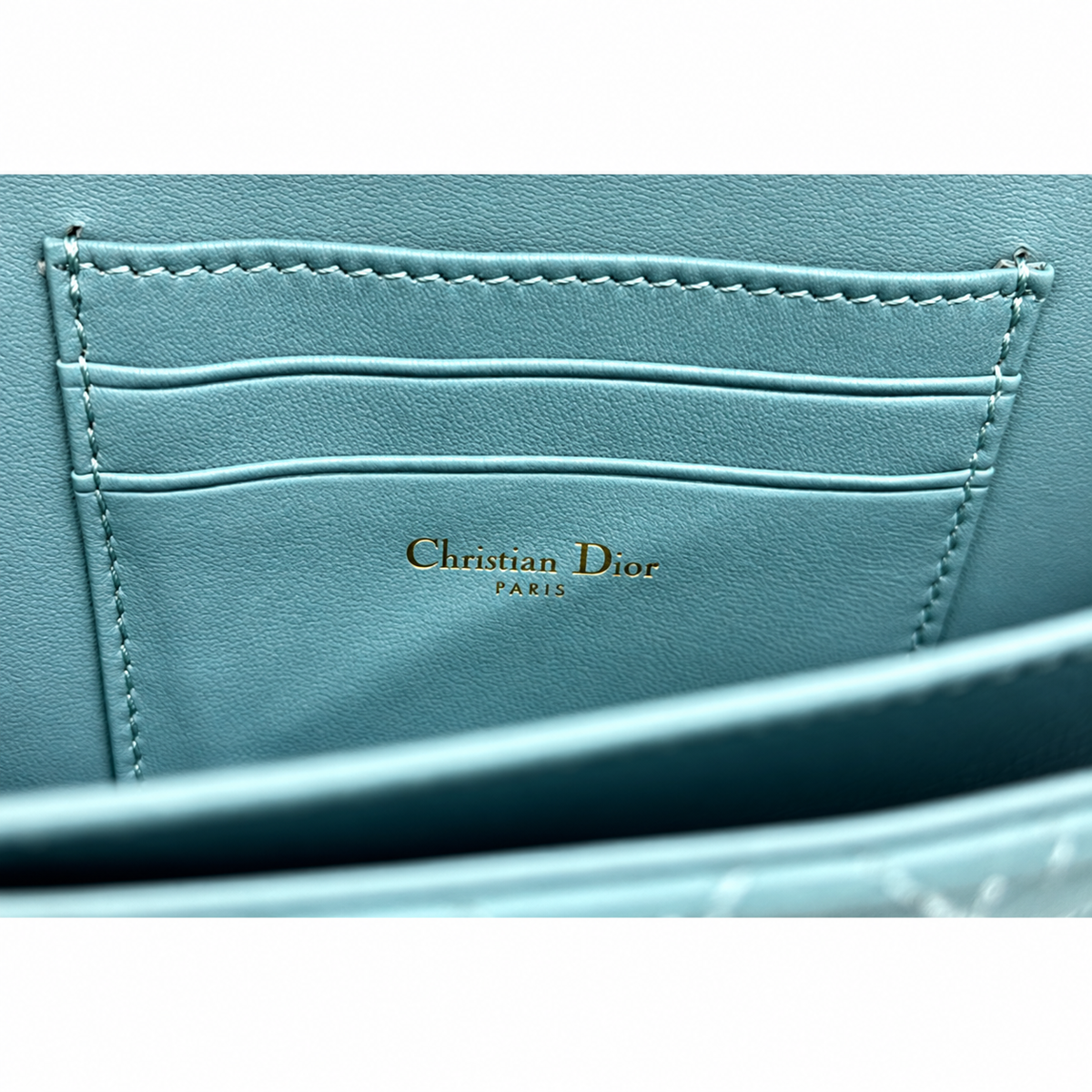 Dior Cannage Quilted Signature Flap Bag 21cm