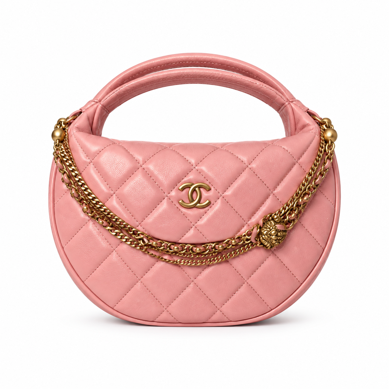 Chanel Quilted Round Mini Bag 18cm