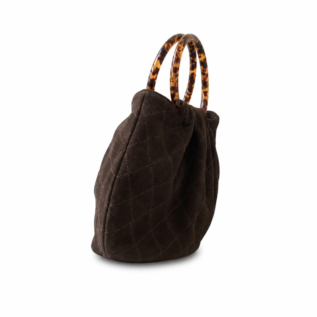 Chanel Classic Quilted Top Handle Handbag | CC Turn-Lock Chain Strap — 24cm