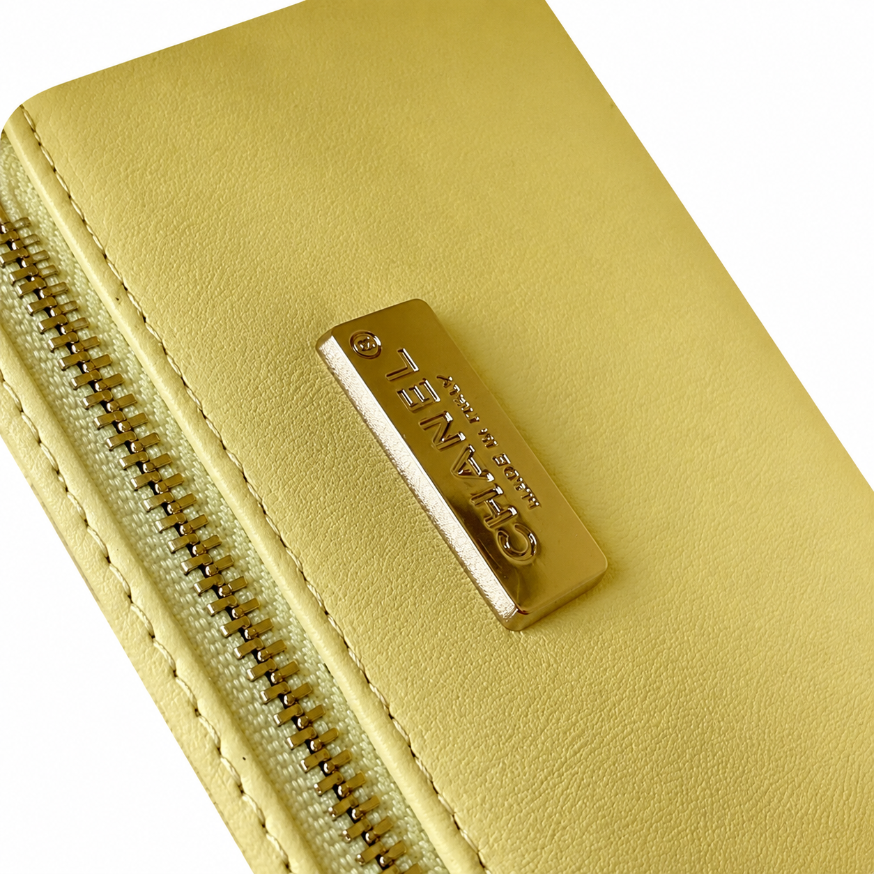 Chanel Sunflower Yellow Sequin on Bouclé Flap Bag | Silver CC & Cream Leather Interior