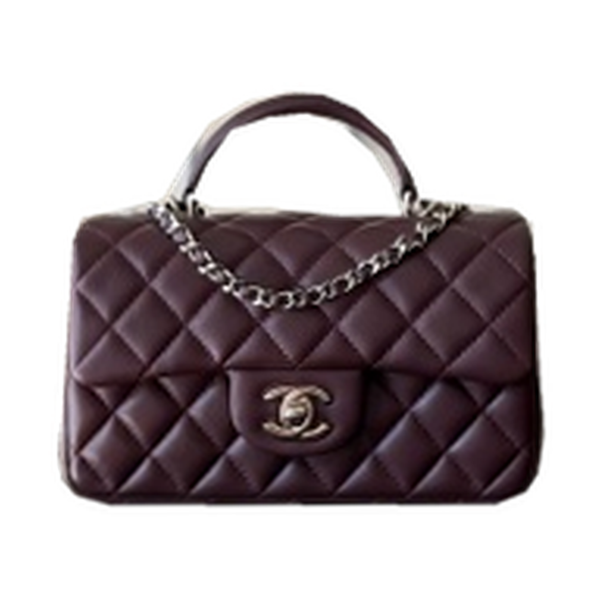 Chanel Quilted Travel Flap Handbag 20cm