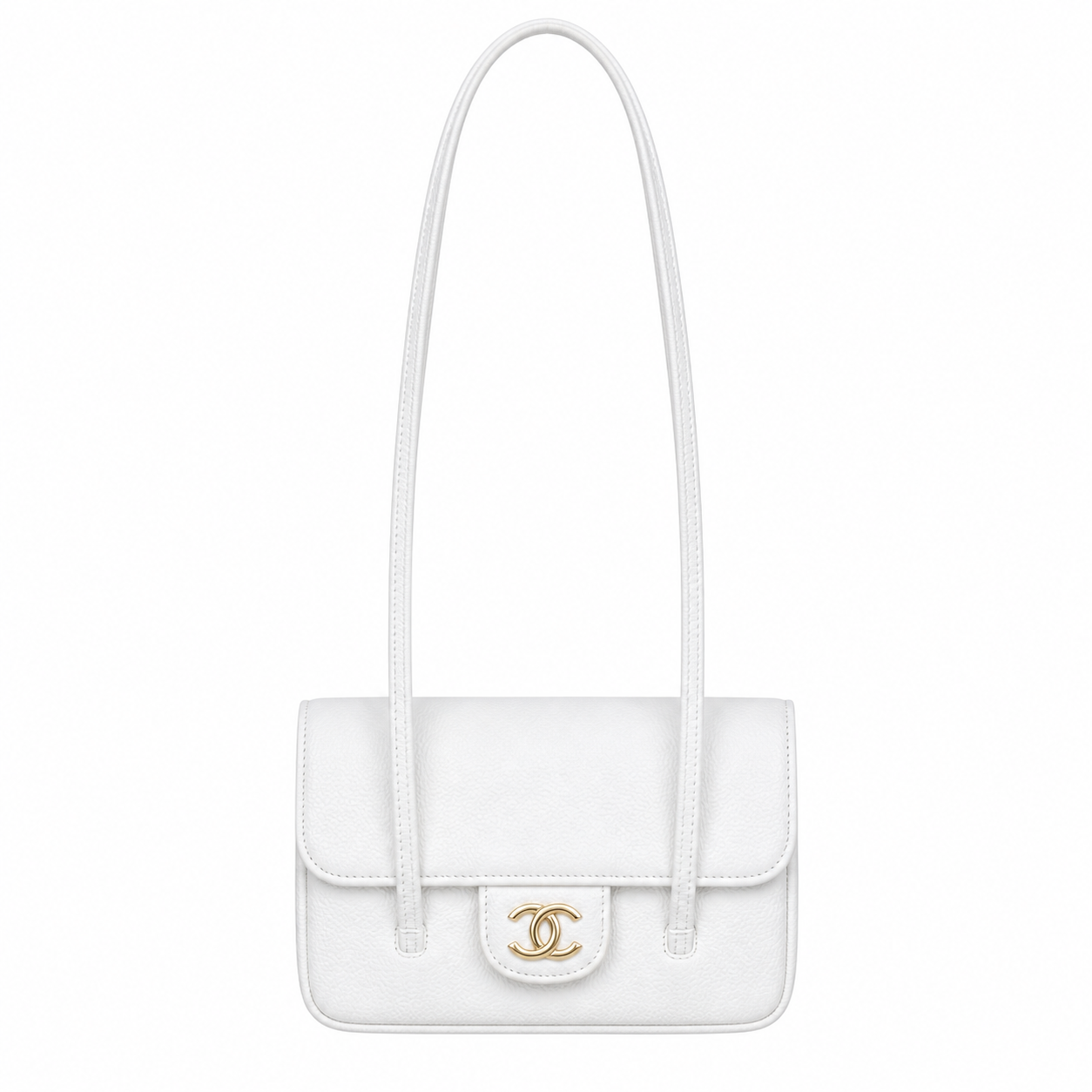 Chanel Classic Quilted Mini Flap Bag | CC Turn-Lock Chain Strap — 17cm