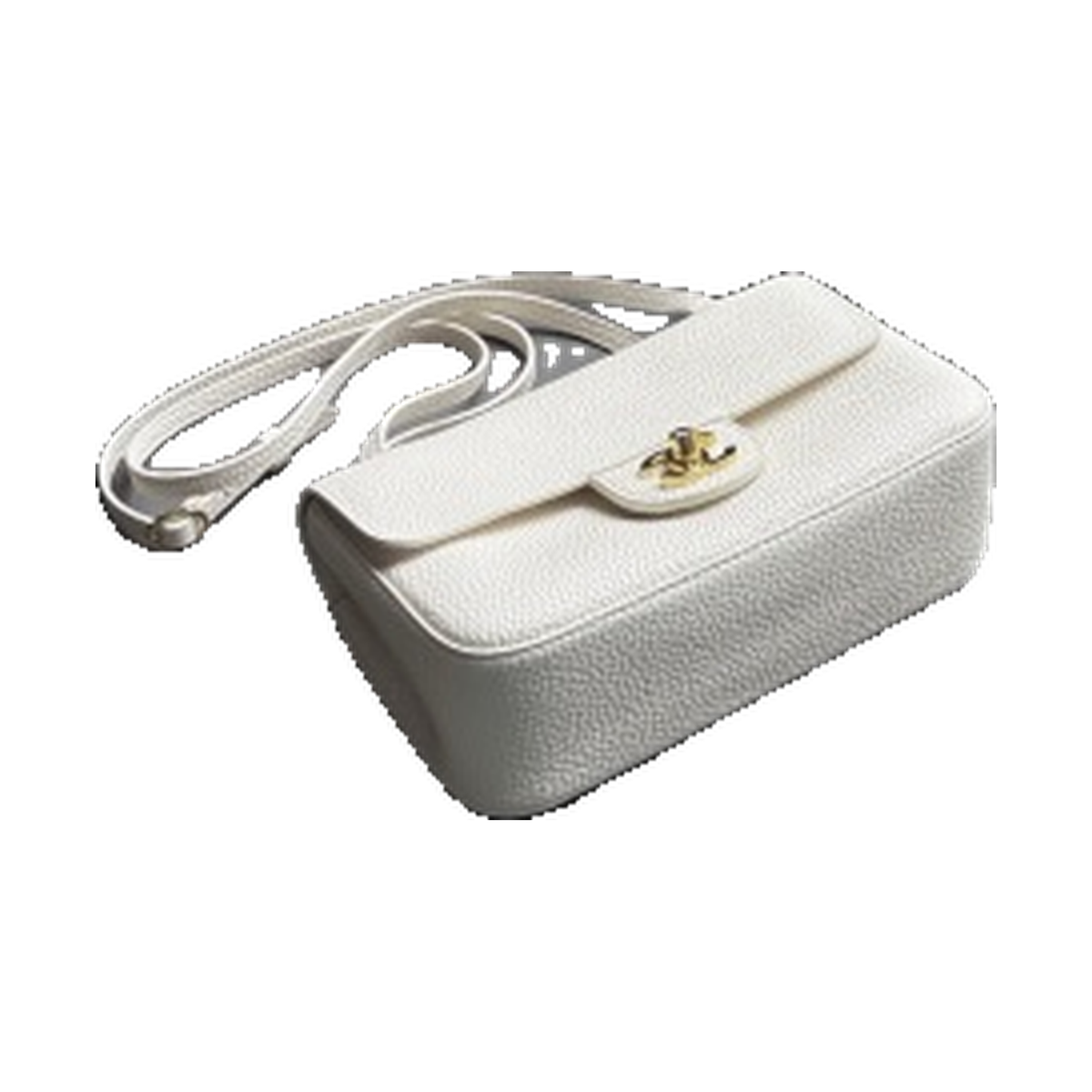 Chanel Classic Quilted Mini Flap Bag | CC Turn-Lock Leather Chain Strap — 13cm