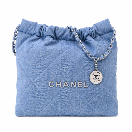Chanel Classic Quilted Large Tote Bag | CC Hardware Leather Chain Strap — 35x37cm