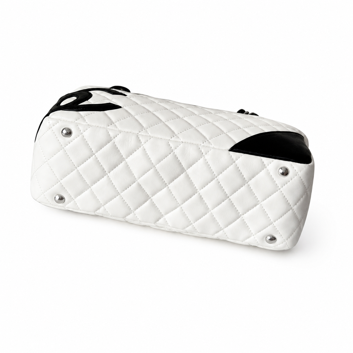 Chanel Quilted CC Medium Top Handle Bag | Detachable Chain — 27cm