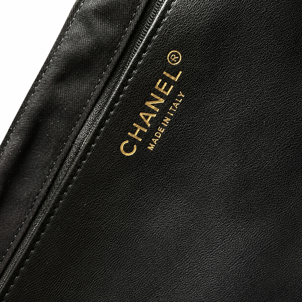 Chanel Denim Quilted Flap Bag | CC Turn-Lock Gold Chain Navy — 35x24cm