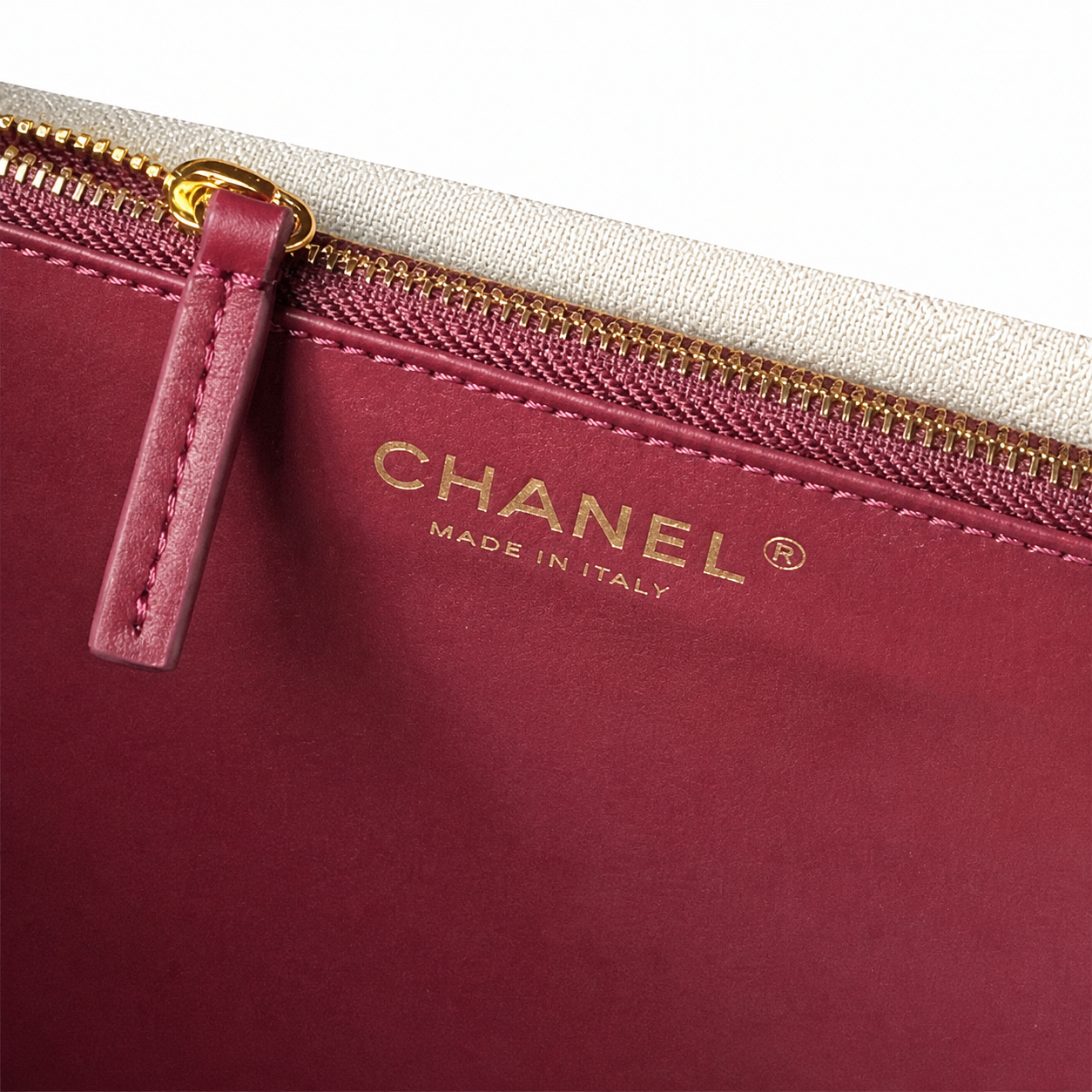 Chanel Bucket Bag Black Quilted Lambskin | Gold CC Drawstring & Mauve Interior — 23cm