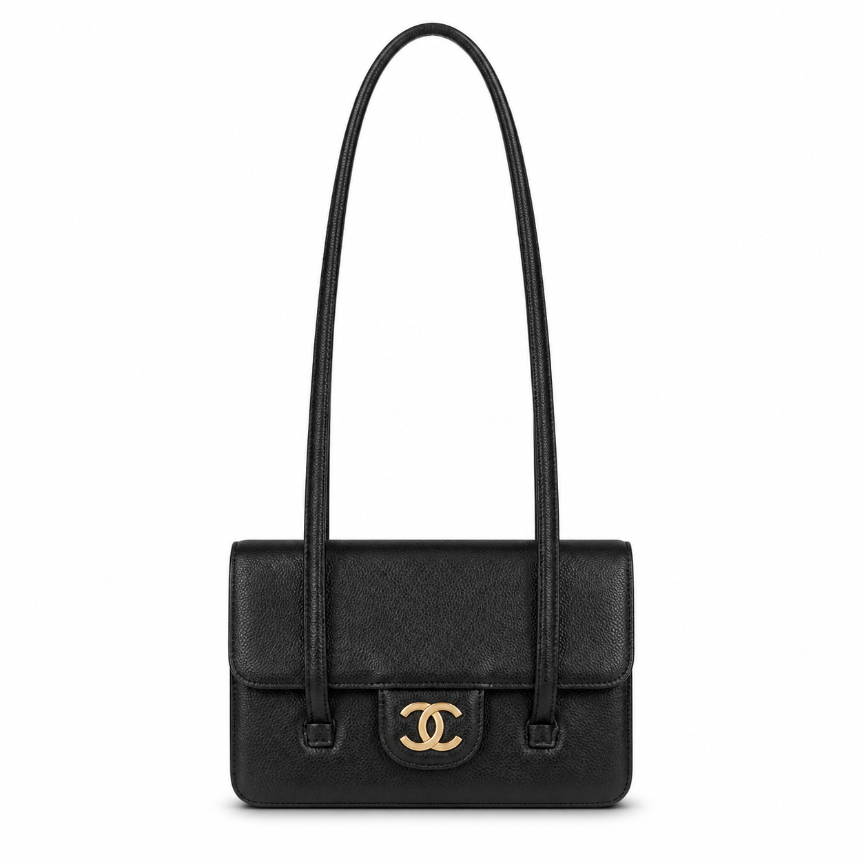 Chanel Classic Quilted Mini Flap Bag | CC Turn-Lock Chain Strap — 17cm