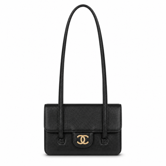 Chanel Classic Quilted Mini Flap Bag | CC Turn-Lock Chain Strap — 17cm