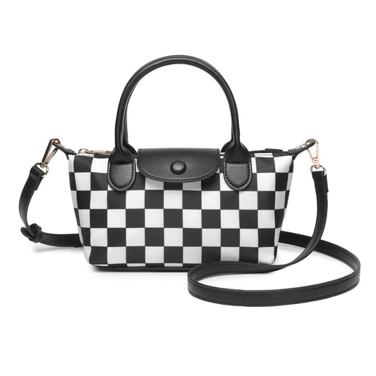 Checkerboard Mini Tote Bag 24cm