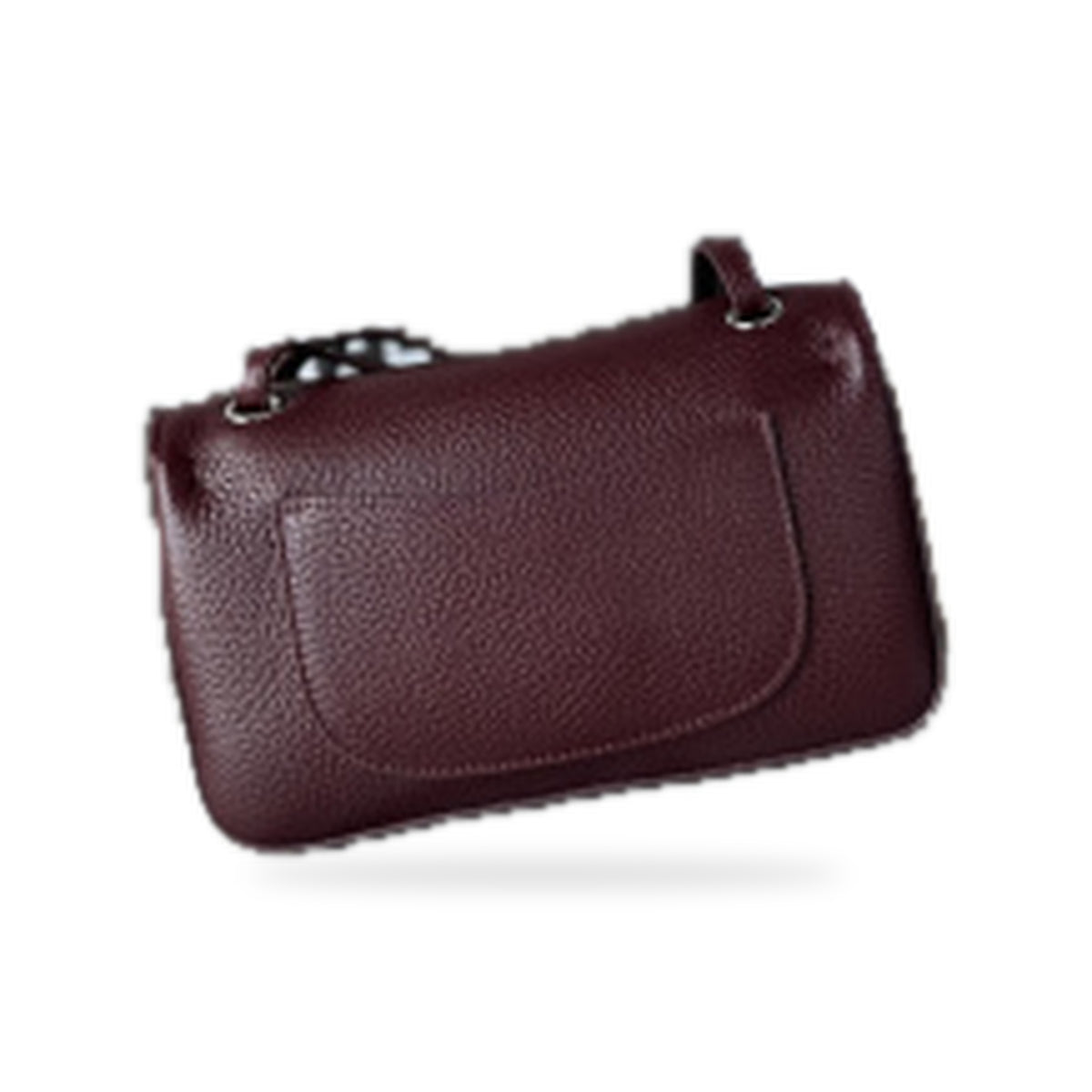 Chanel Classic Quilted Flap Bag | CC Turn-Lock Leather Chain Strap — 13cm