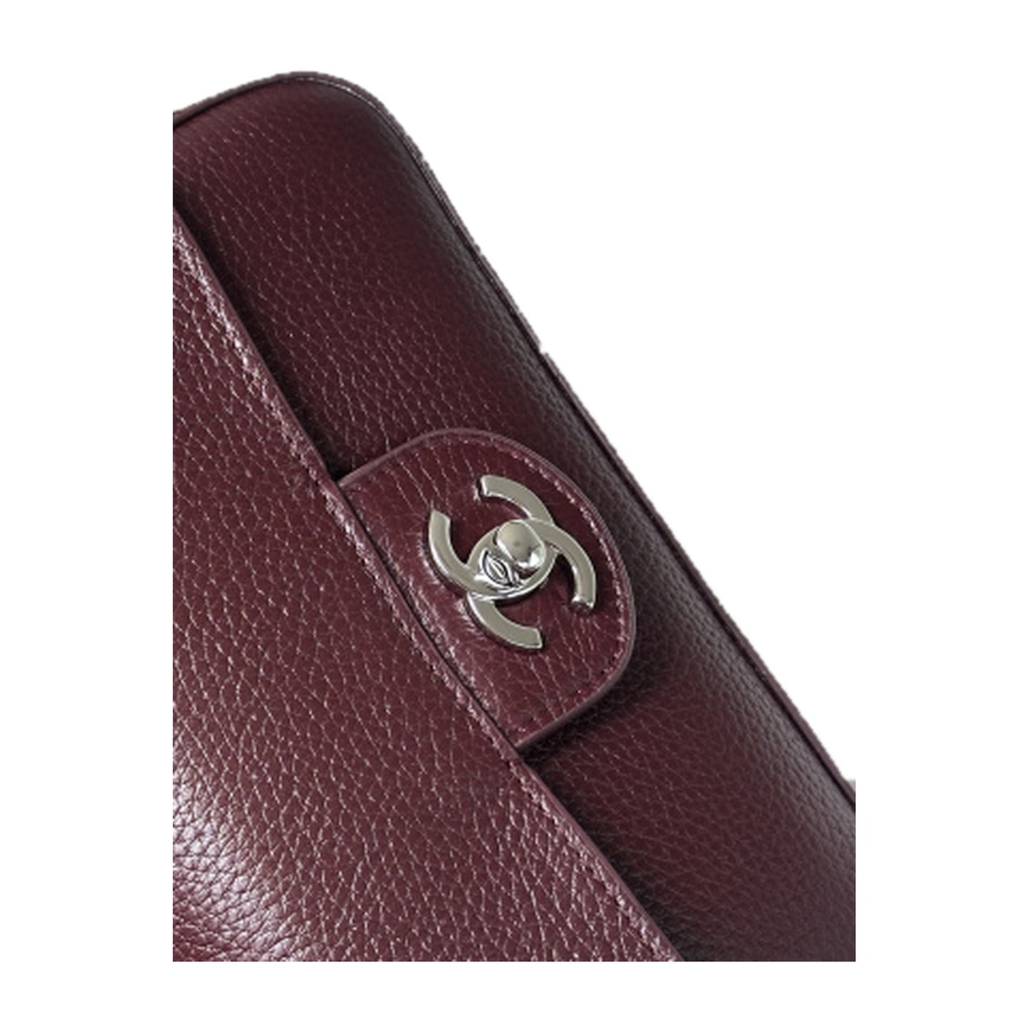 Chanel Classic Quilted Flap Bag | CC Turn-Lock Leather Chain Strap — 13cm