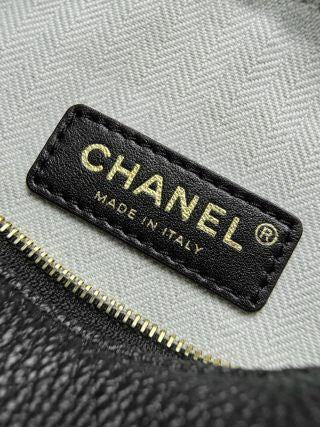 Chanel Classic Quilted Top Handle Bag | CC Turn-Lock & Chain — 30cm